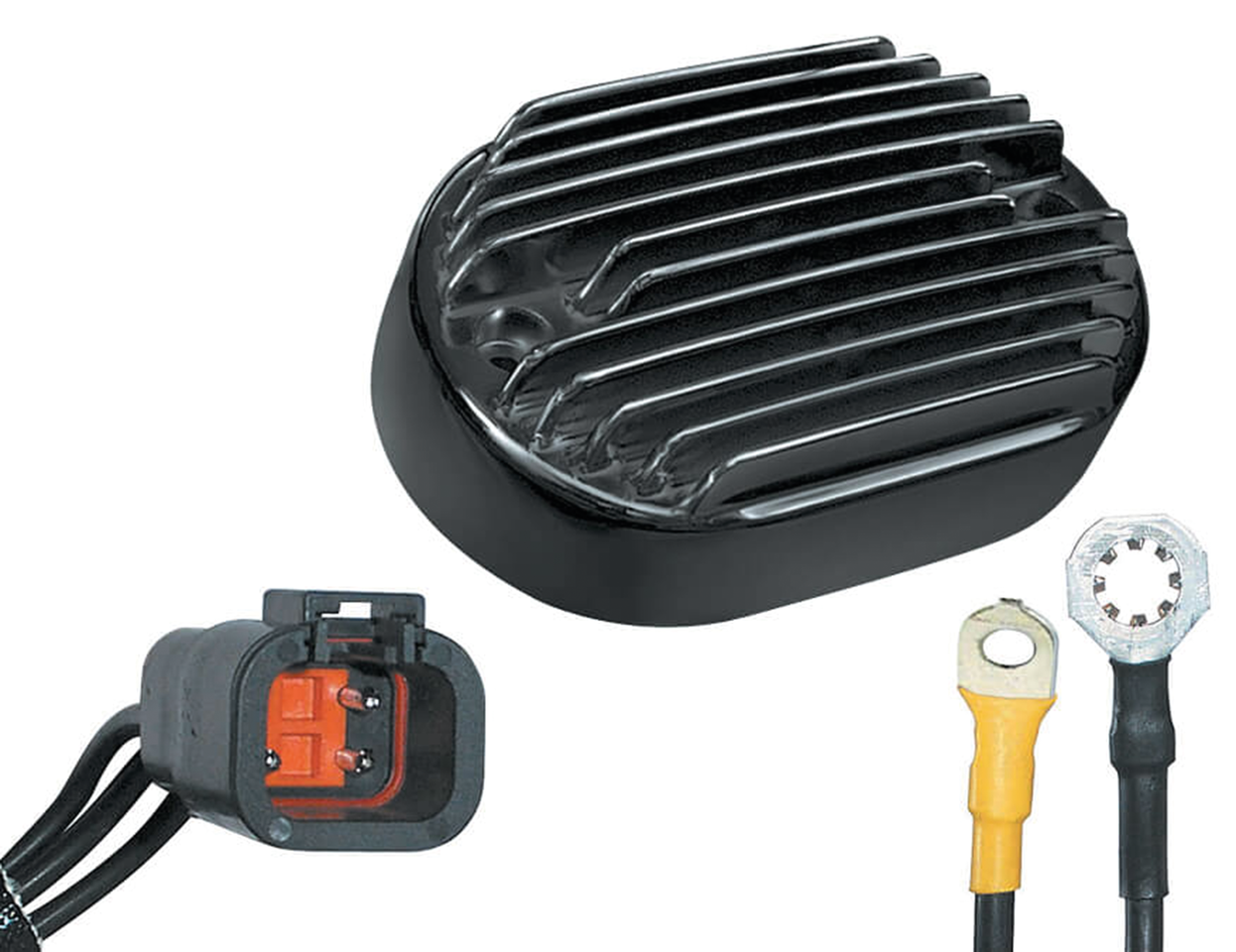 ACCEL Regulator 01-06 Softail Black