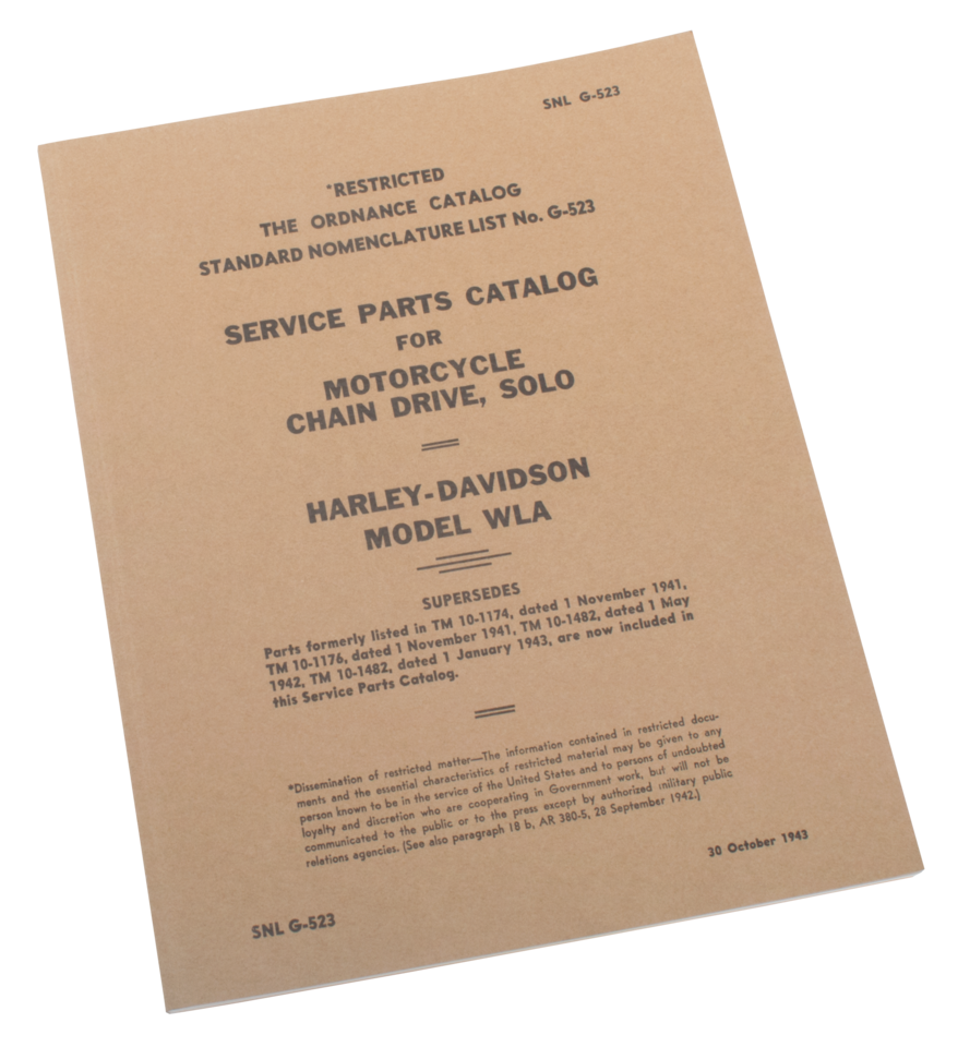 Service parts catalog WLA models