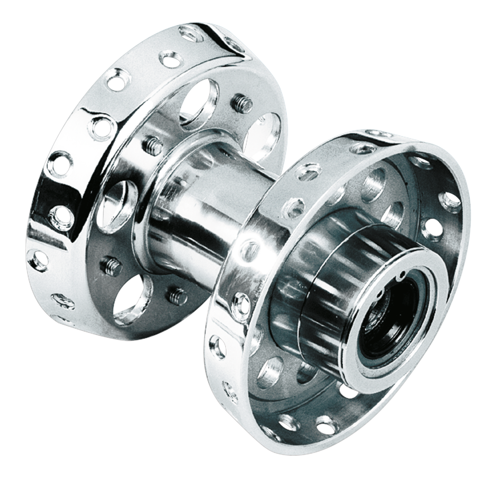 GZP chr HD36-66 hub w/Timken stl bearing