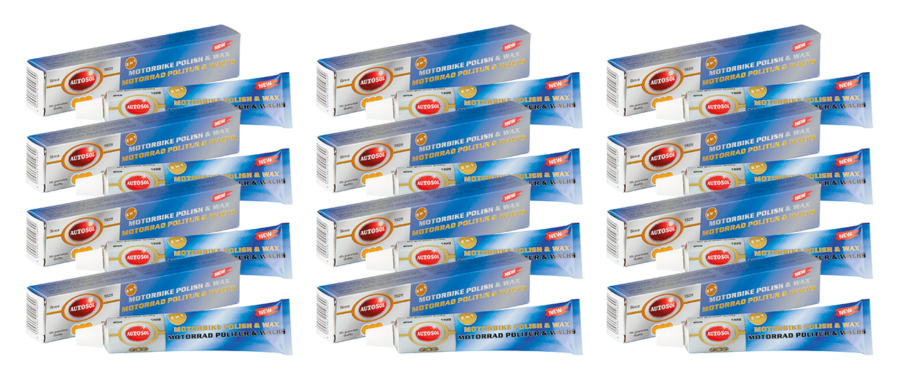 12pck Autosol Bike Polish & Wax 50g