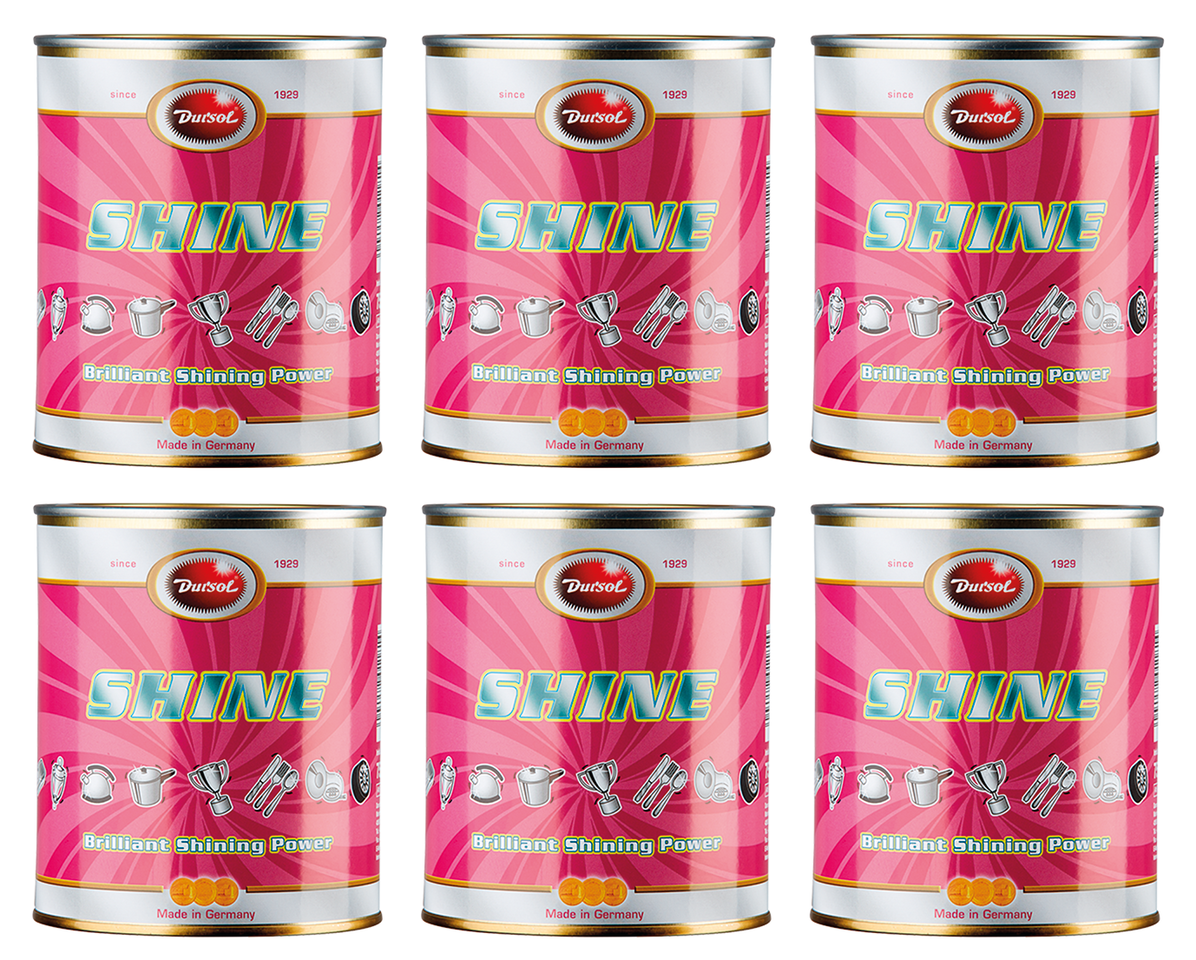 6pck Dursol Nobel Metal Polish 750ml