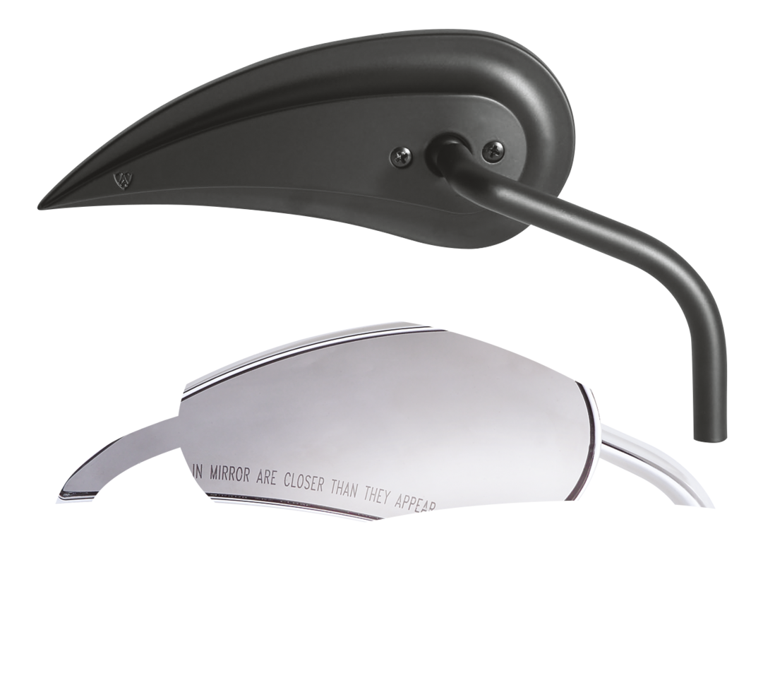 RAD-III TEARDROP MIRROR, LEFT (HD ONLY)
