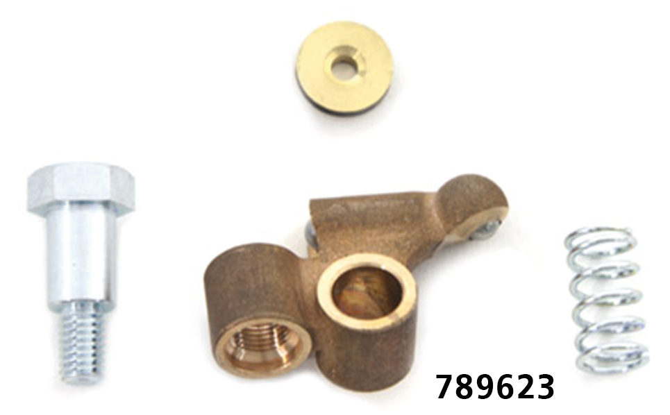 Lever low speed needle w/spring & washer