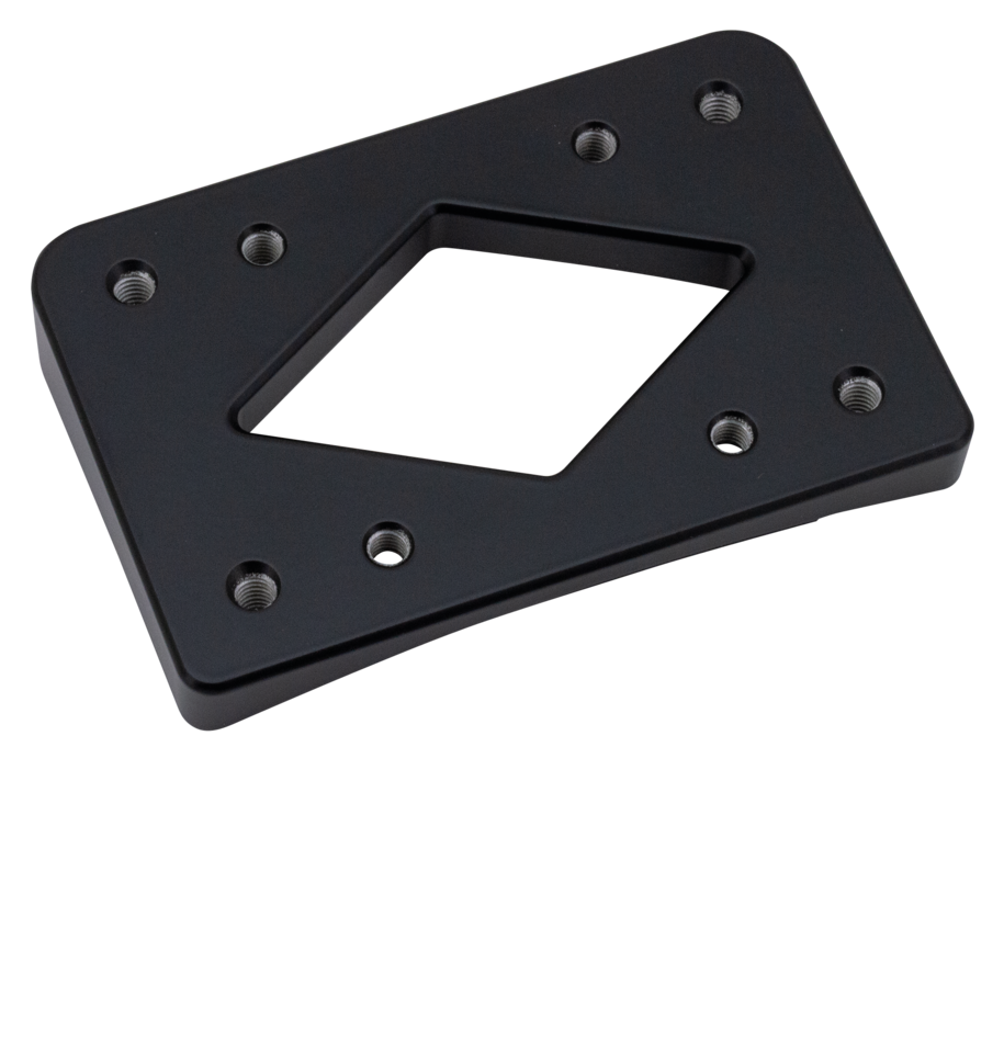 Rear fender licenseframe mount thin blk
