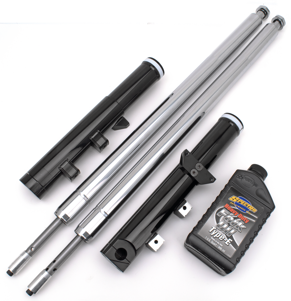 Black Anodized Bubba fork legs 6" o.s.