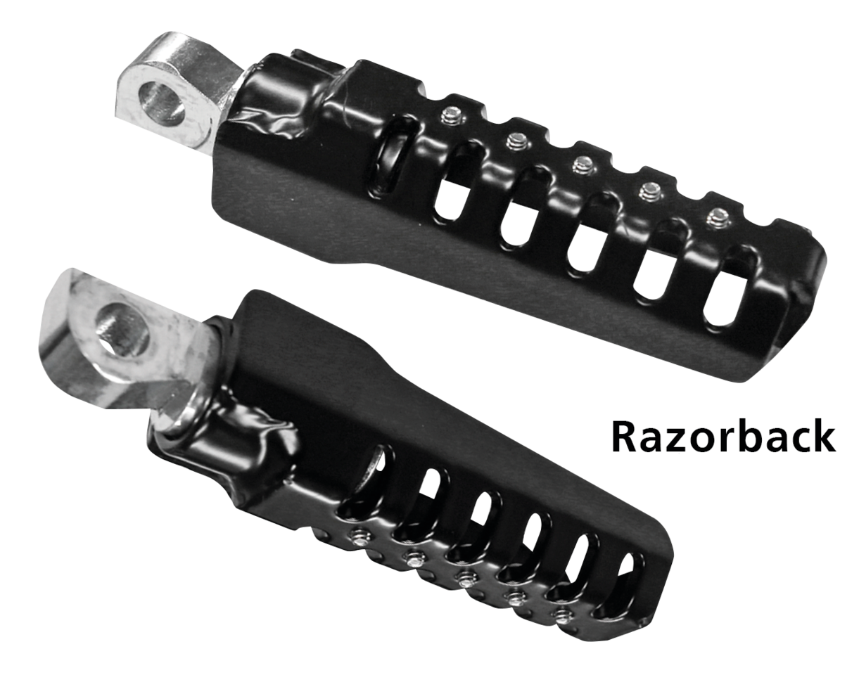 Burly Razorback Foot Pegs Black ST18-Up