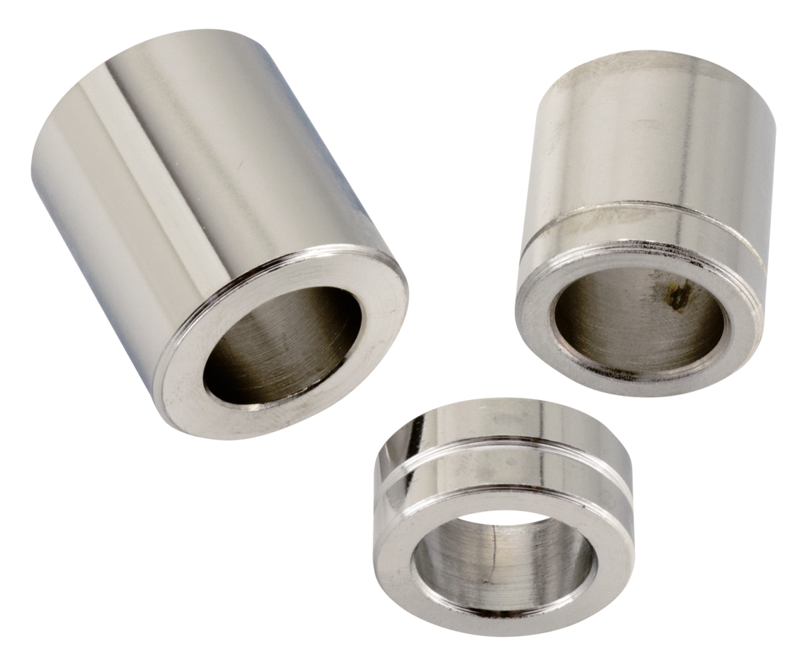 GZP Chr 1" ID wheel spacer .375" long