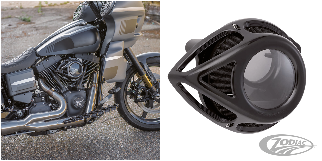 Clear Tear Air Cleaner, Black ME17-UP