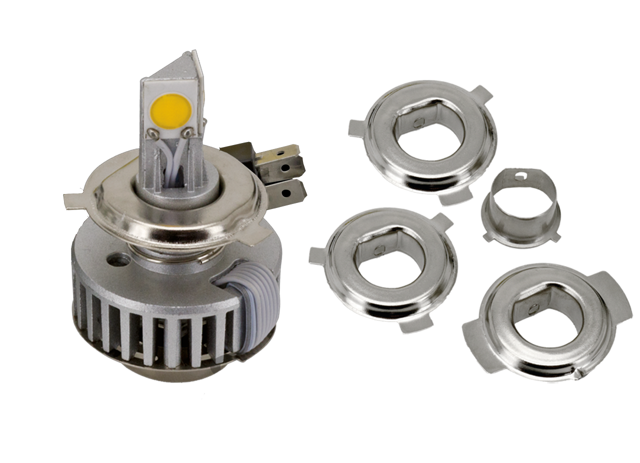 GZP Synapse Yellow LED H4 bulb w/H4 plug