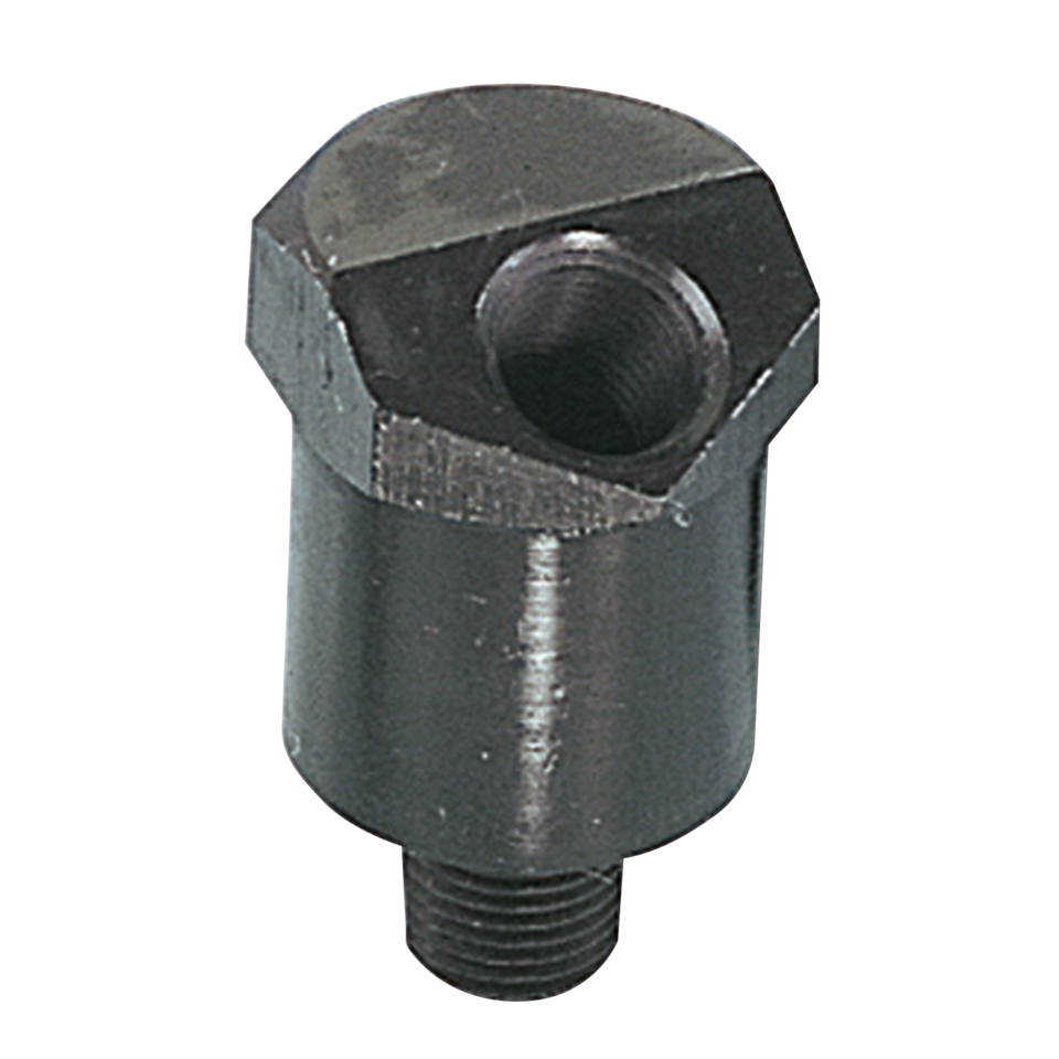 EVO pressure gauge adaptor single, black