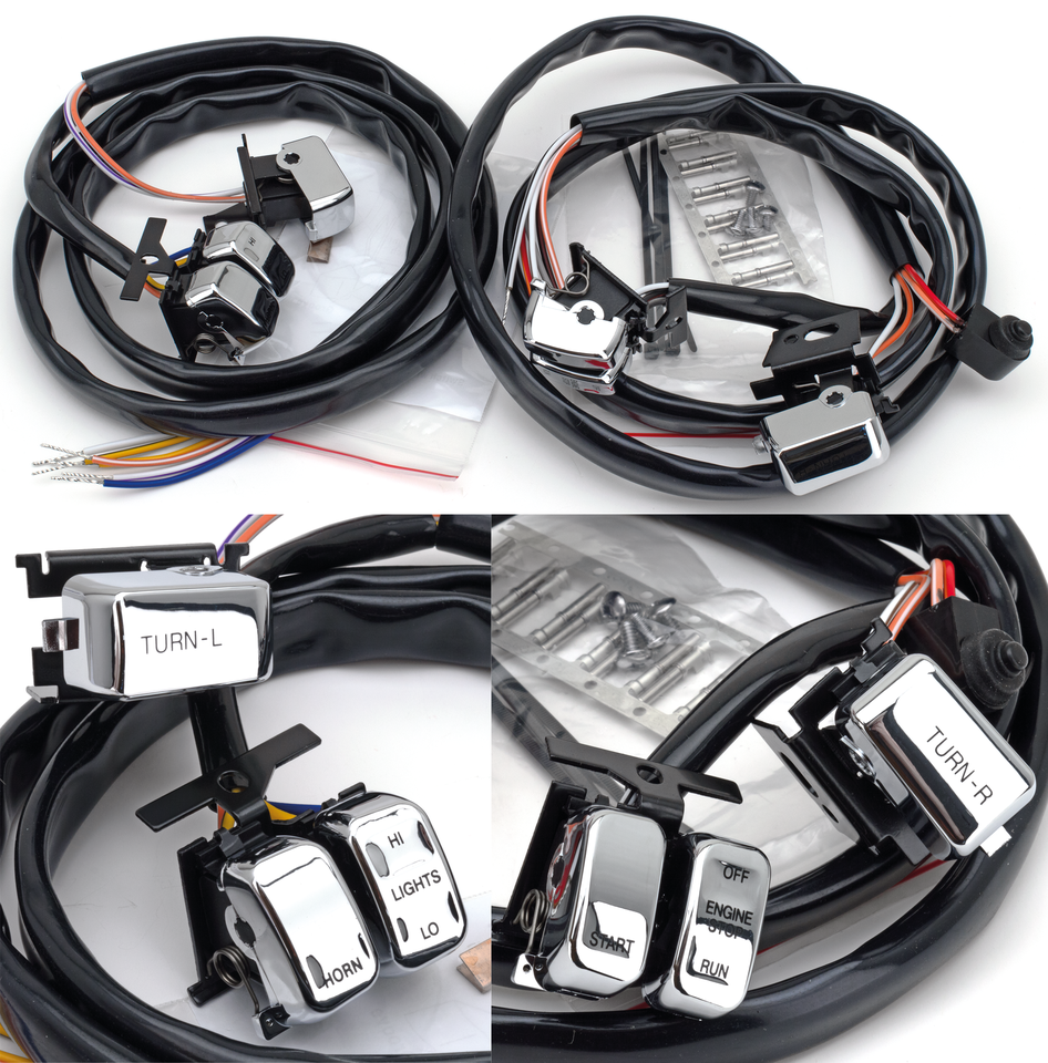 Handlebar Switches RH Black FLH/T96-13