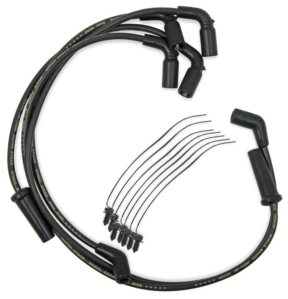 Accel S/S Spiral Core 8mm Black ME17-Up