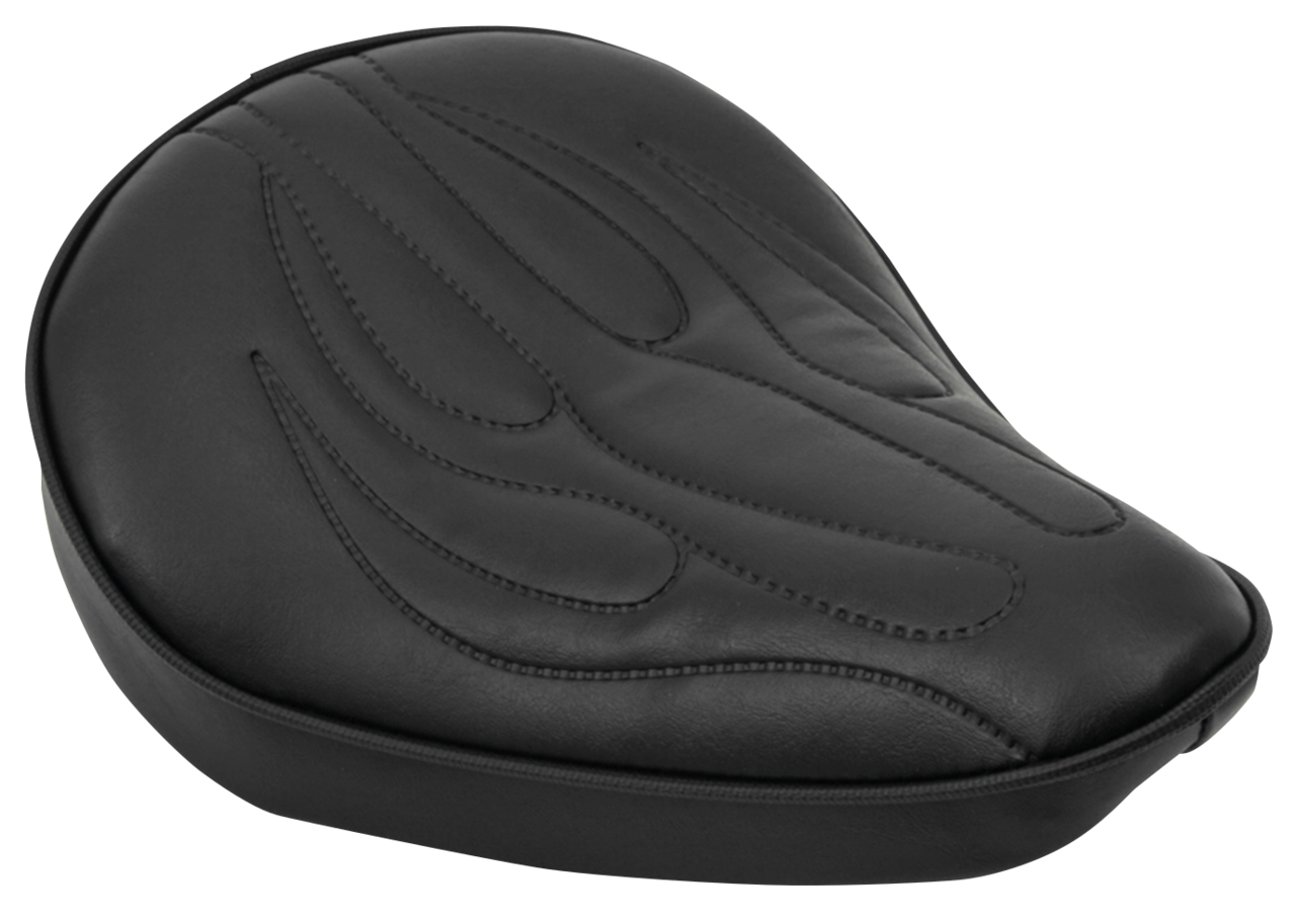 Flame Solo Seat Black Vinyl
