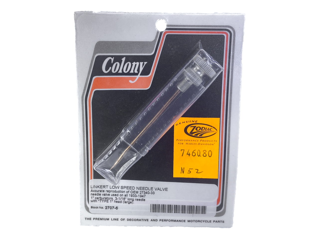 Low speed needle 1" Linkert