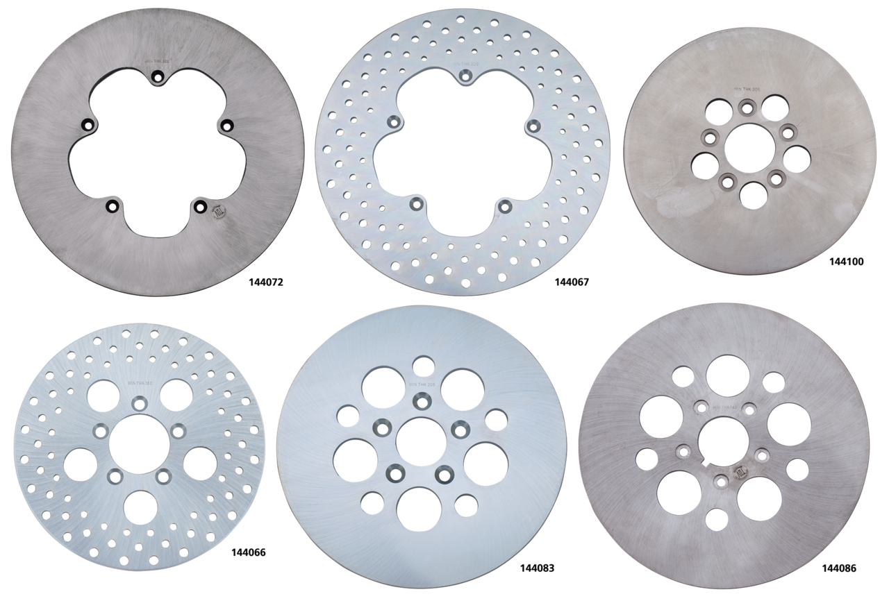 GZP 10" St. steel disc solid FX/FL72-84