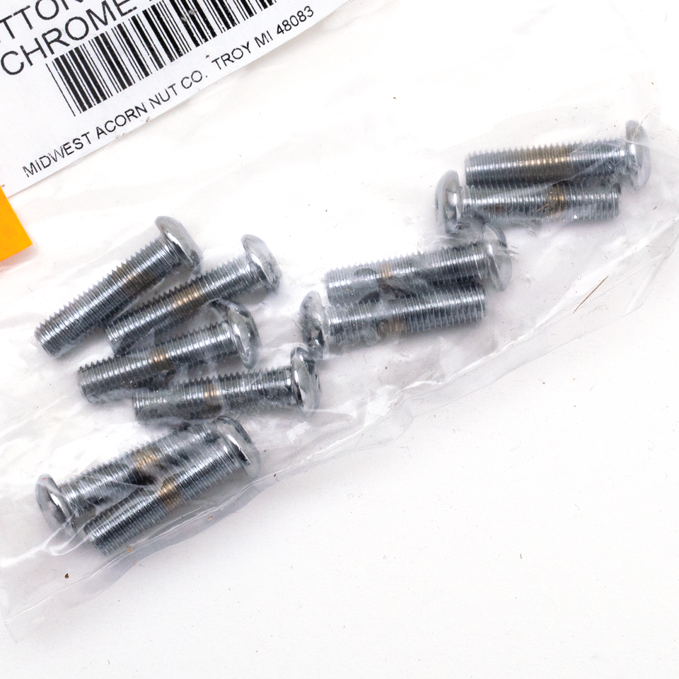 10pck Button head screws 1/4-28x1 UNF
