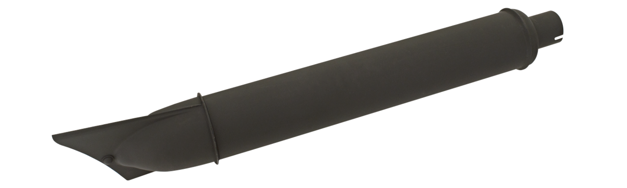 Muffler replica 1941-48 U/UL/EL/FL black