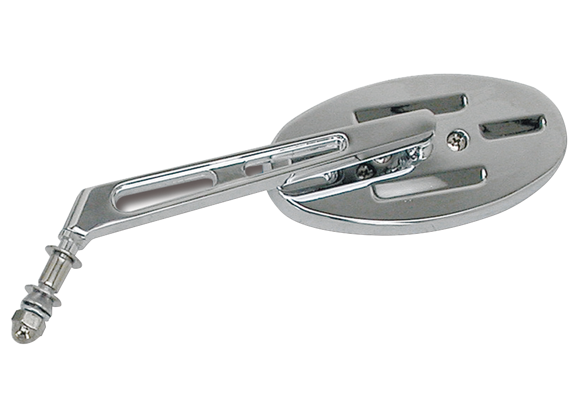 GZP Oval mirror solid stem L/H