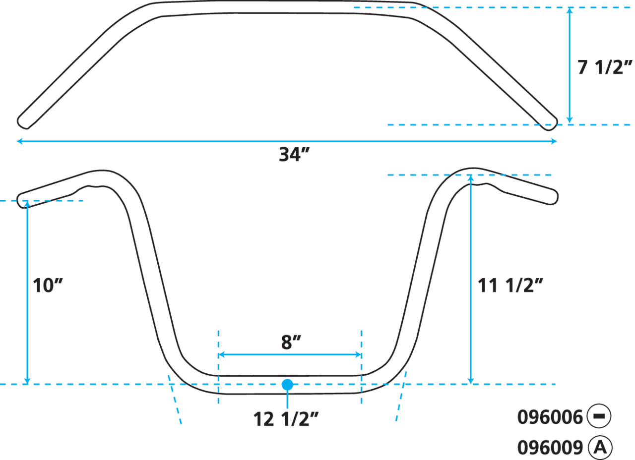 GZP Handlebar Custom street high Harley
