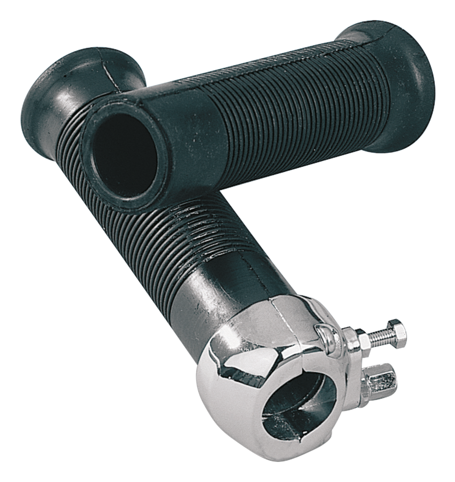 GZP Twist grip 1" Chrome with grip set