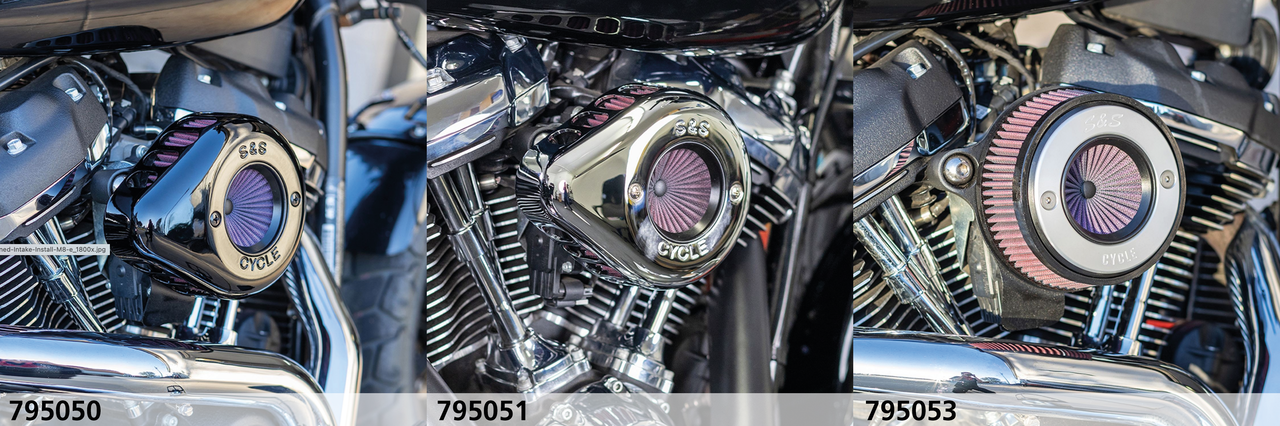 S&S Air Stinger cover chrome teardrop