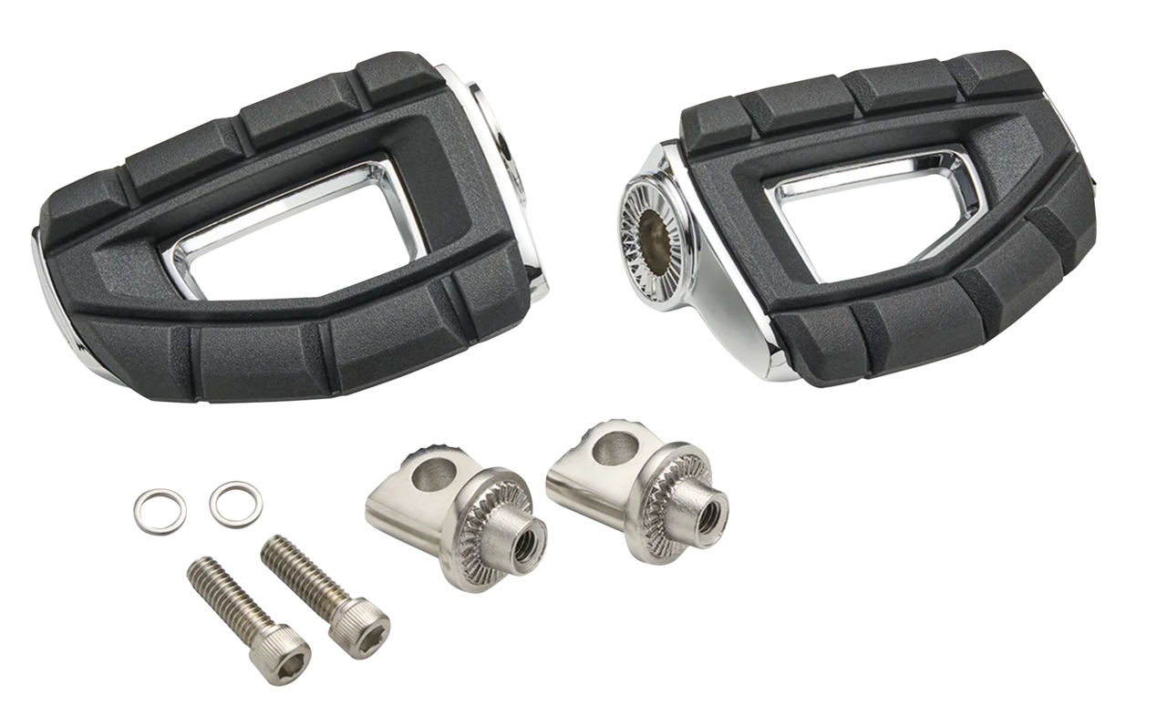 Chicane Foot Pegs Chrome Male Mounts