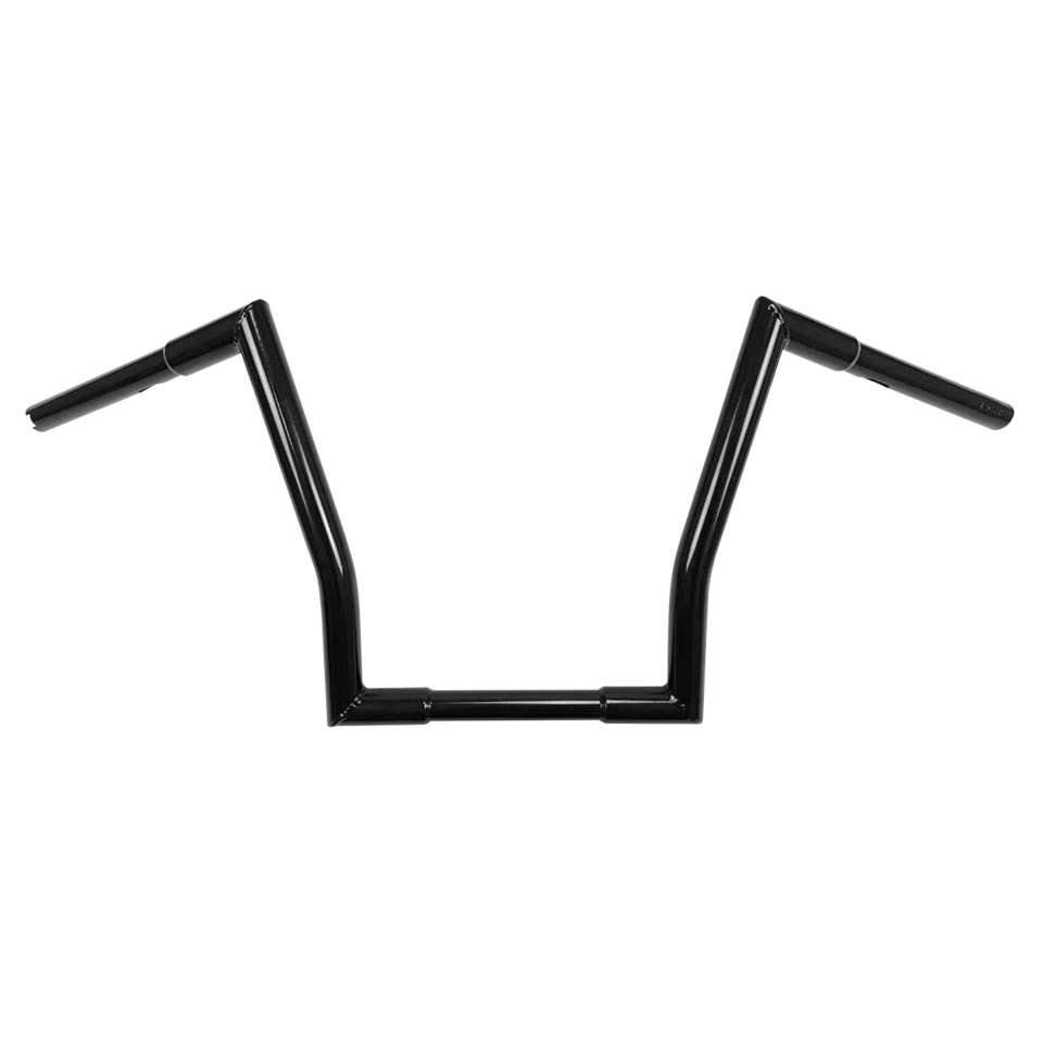 1" Square Fat Ape Hanger 12" BLK TBW