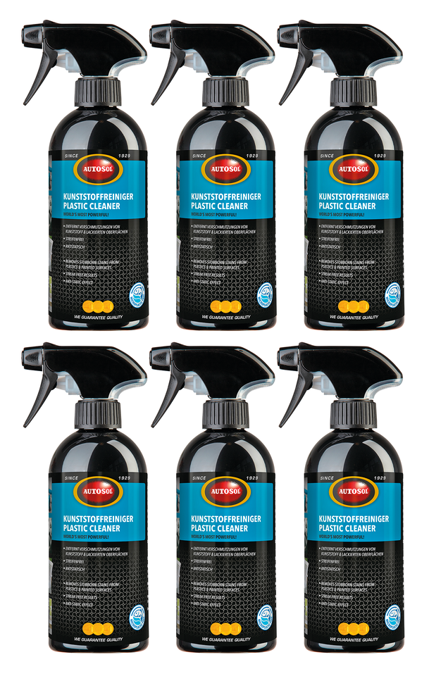 12pck Autosol Plastic Cleaner 500ml