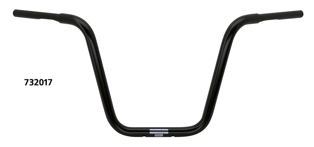 TBW Apehanger 1-1/4" 40cm 3 hole Black