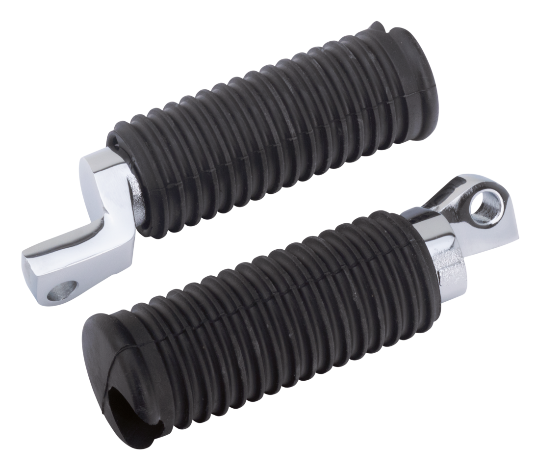 GZP Chr steel drop style rider foot pegs