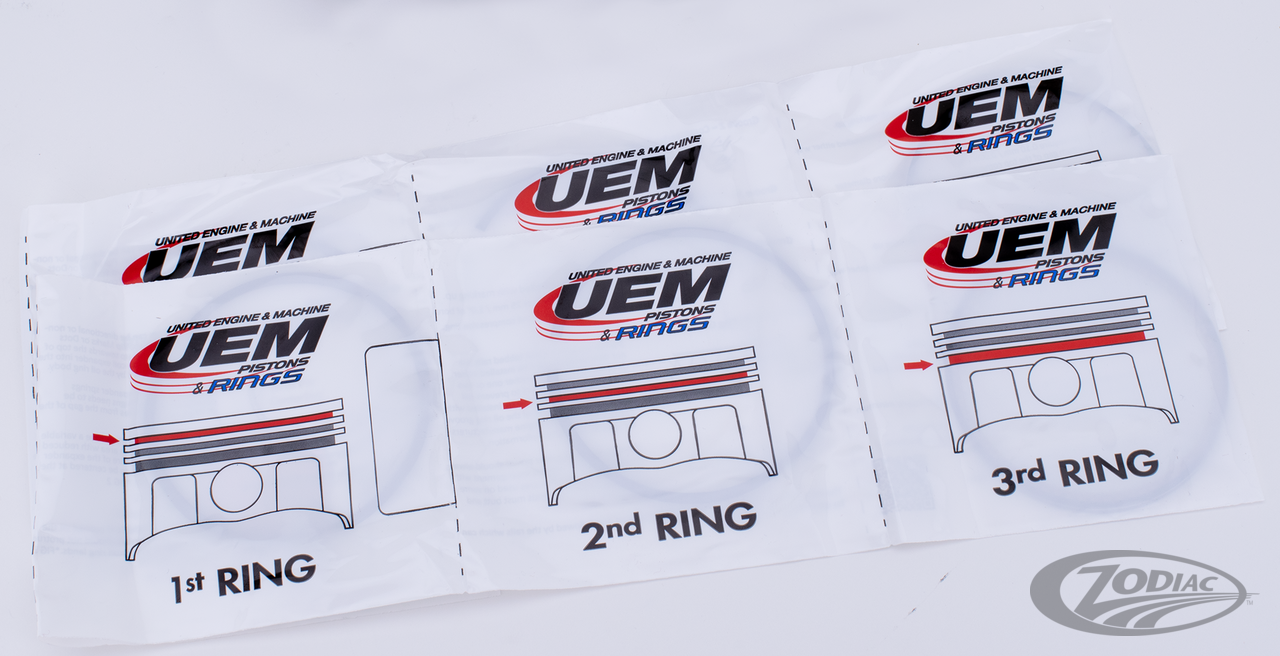 Pistonrings 2Cyl.+.010 TC99-up non-stock