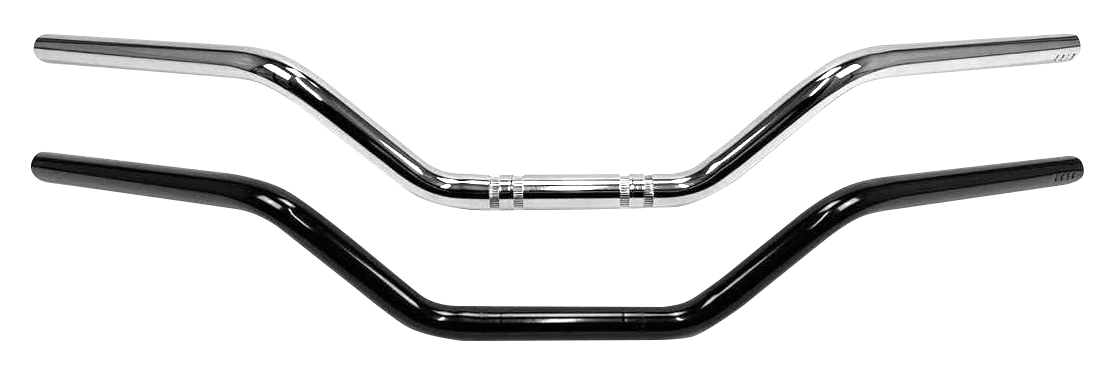 1" Handlebars Flat Track BLK dimpled