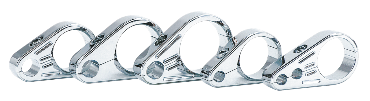 GZP Chrome plain 1" clamp Clutch cabl