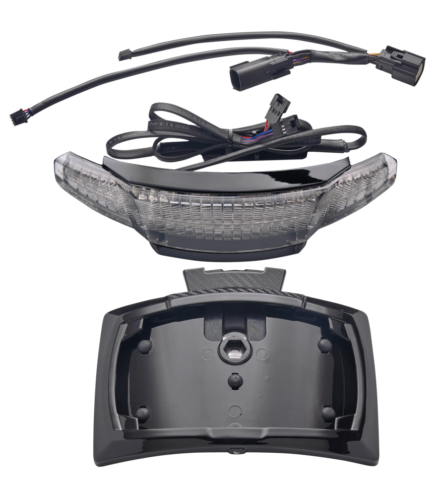 Black Pl. Holder/Tail Smoke FLH/T14-Up