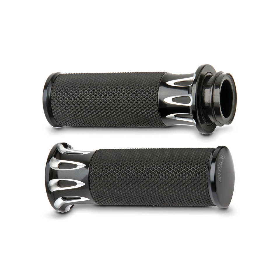DC GRIPS, H-D, CBL LONG, BLK