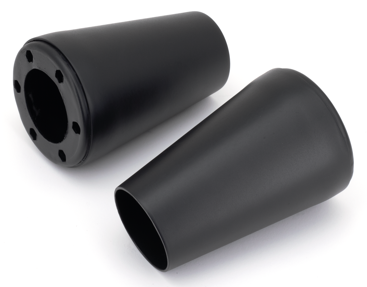 MCJ End Caps Royal 80 Tapered Black