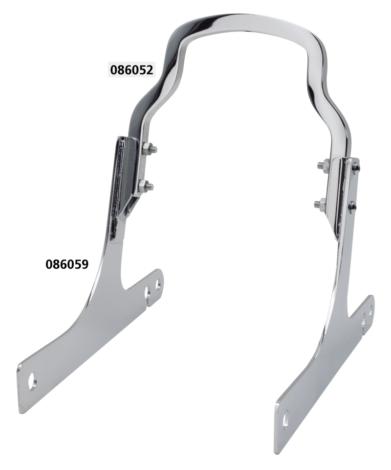 GZP Chrome rigid mnt sideplates FXD96-05