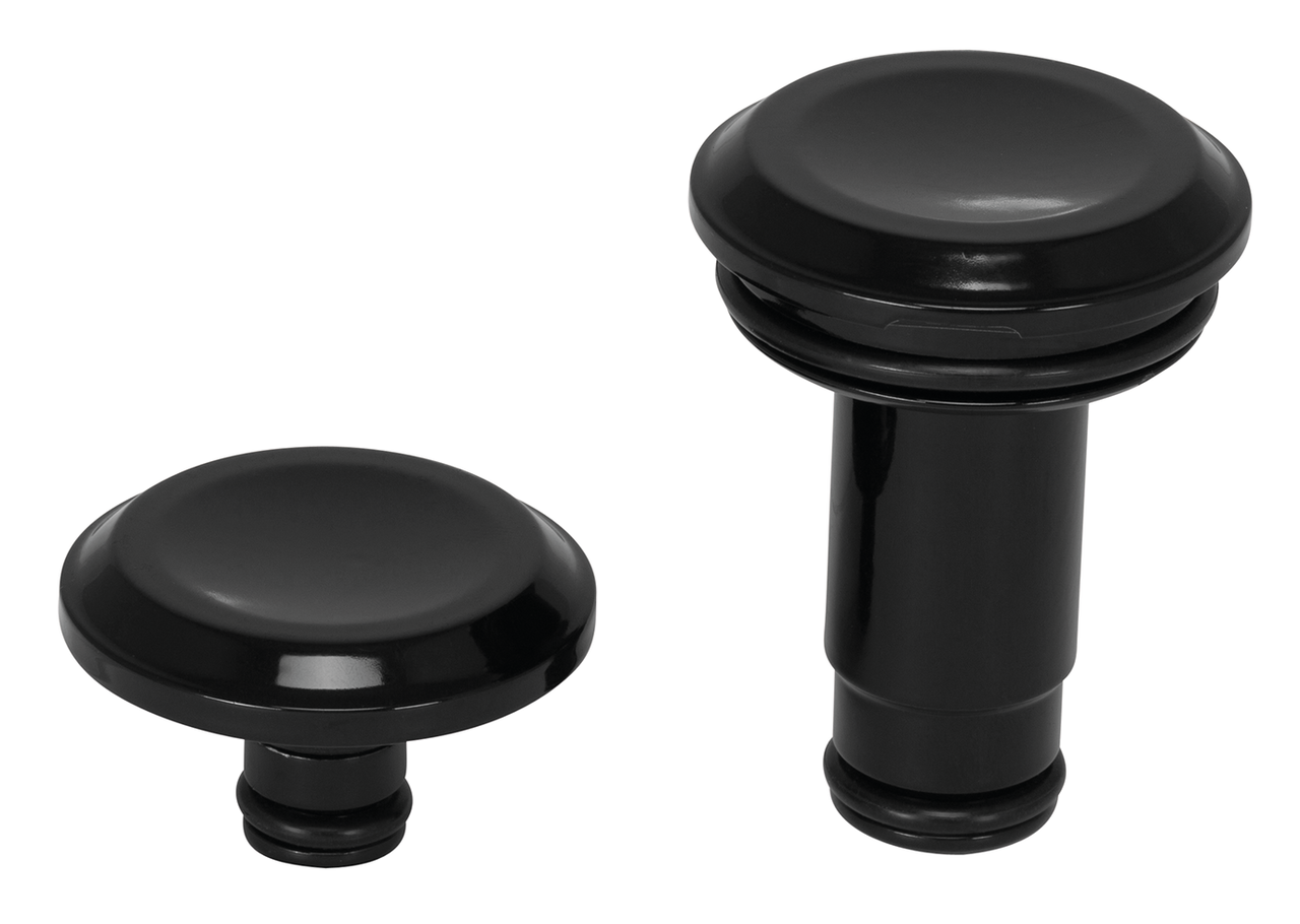 Front Axle Cover Smooth Black FLSB18-Up