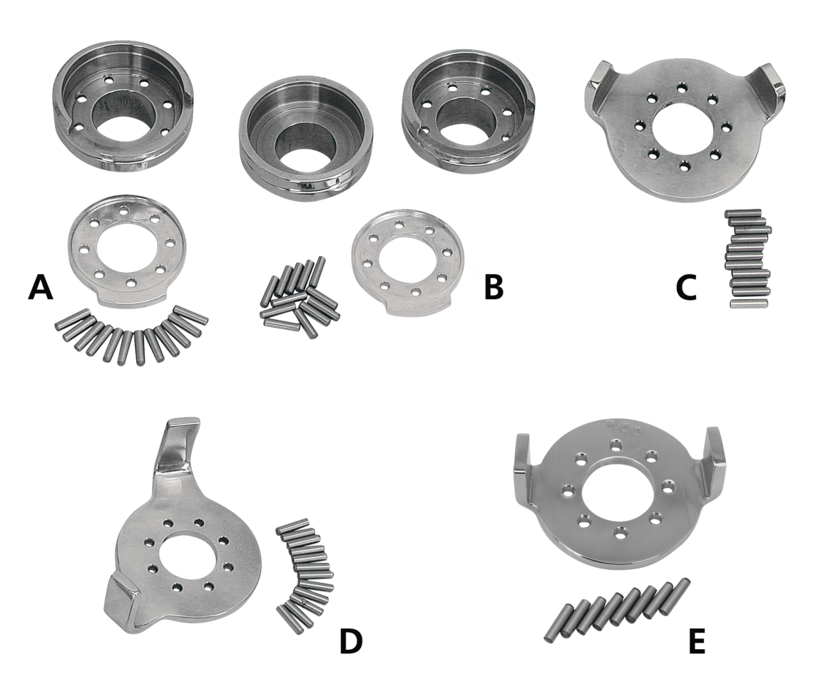 Bearing cup with Hidden steering stop