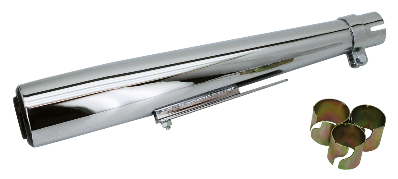 GZP Universal megaphone muffler L=20"