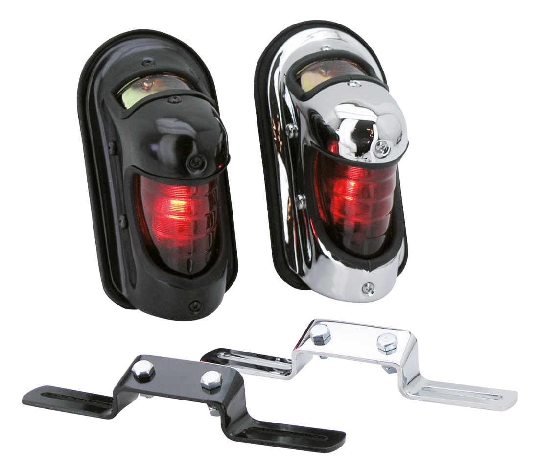 GZP Beehive taillight stamped stl chrome