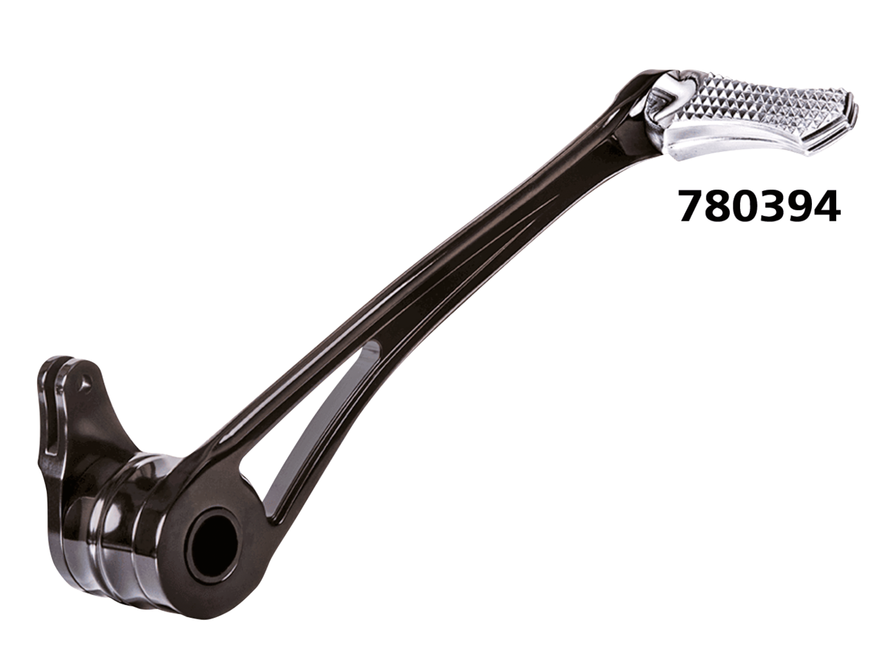 DMND BRAKE ARM BLK+POLISH PEG FLH/T14-UP