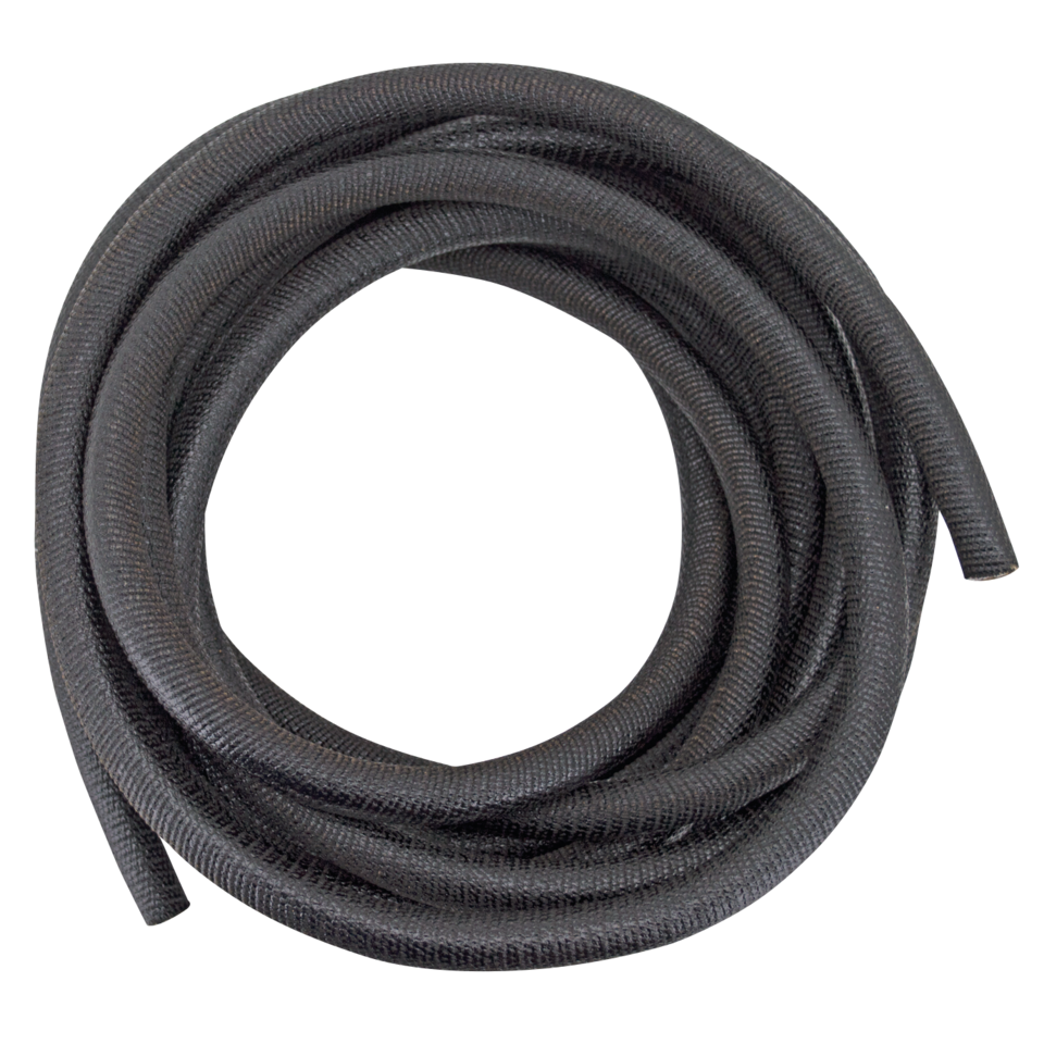 3/16 inch, wire loom, asphalt, 25 feet