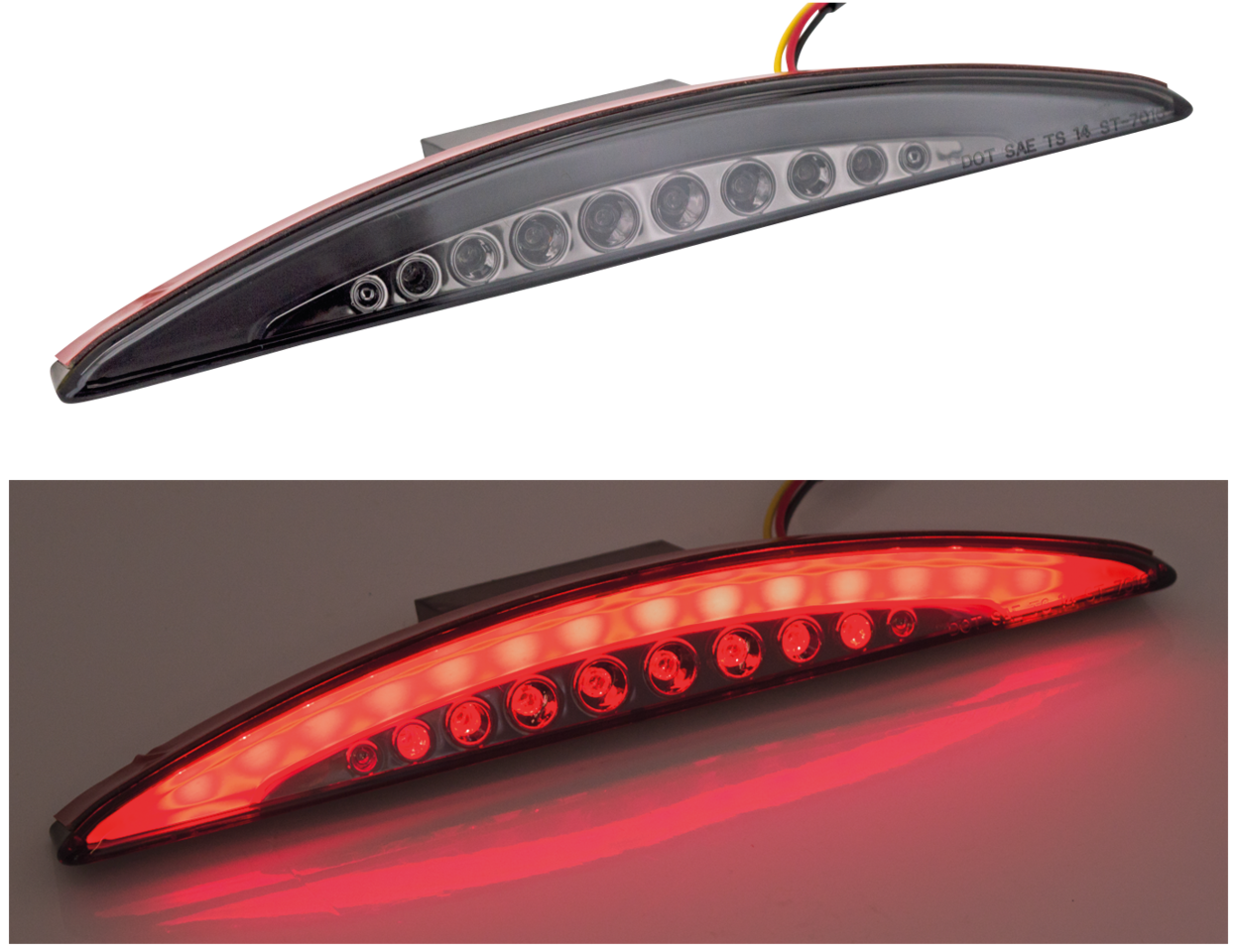 GZP Breakout LED taillight clear lens