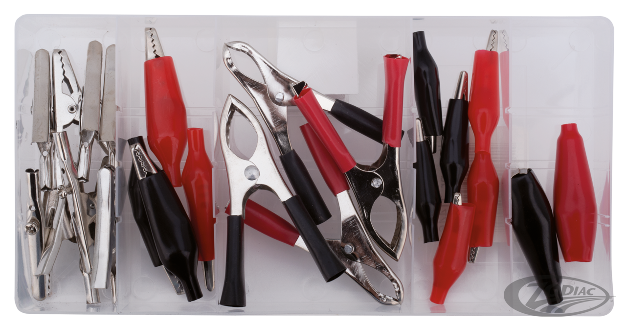 24Pc assortment crocodile clips