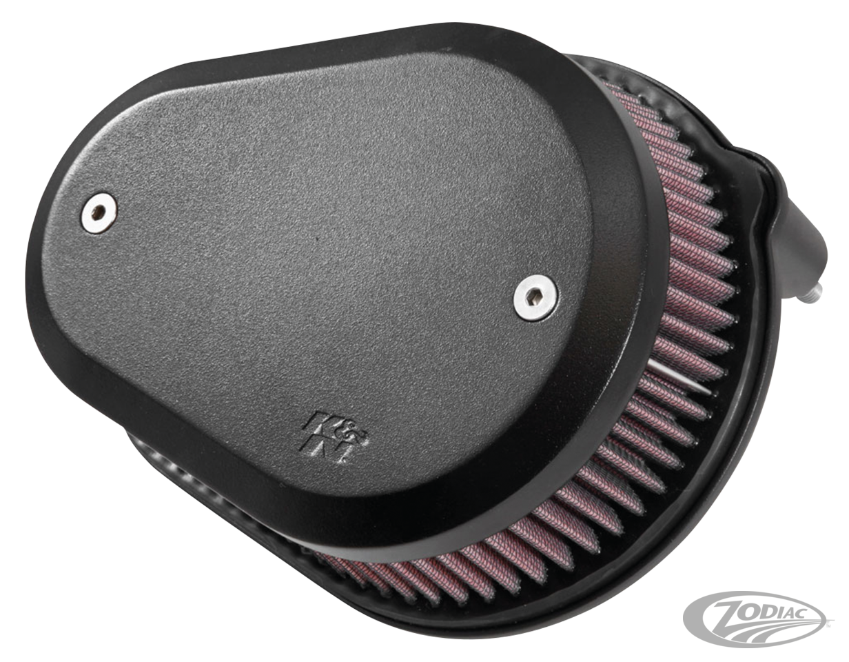 K&N Hi-Flow Air intake black FLH/T08-16