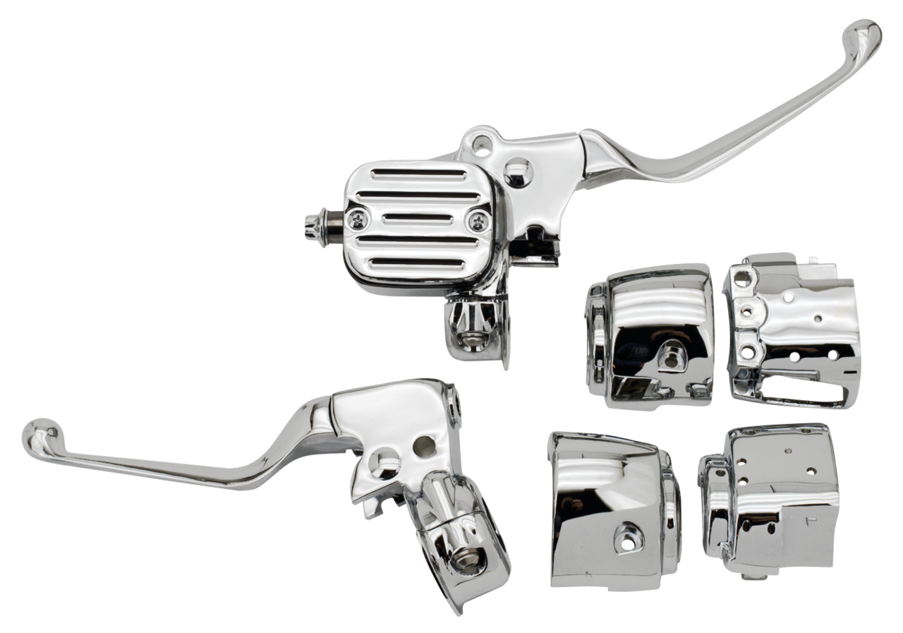 GZP Blk clutch lever assembly 96-UP