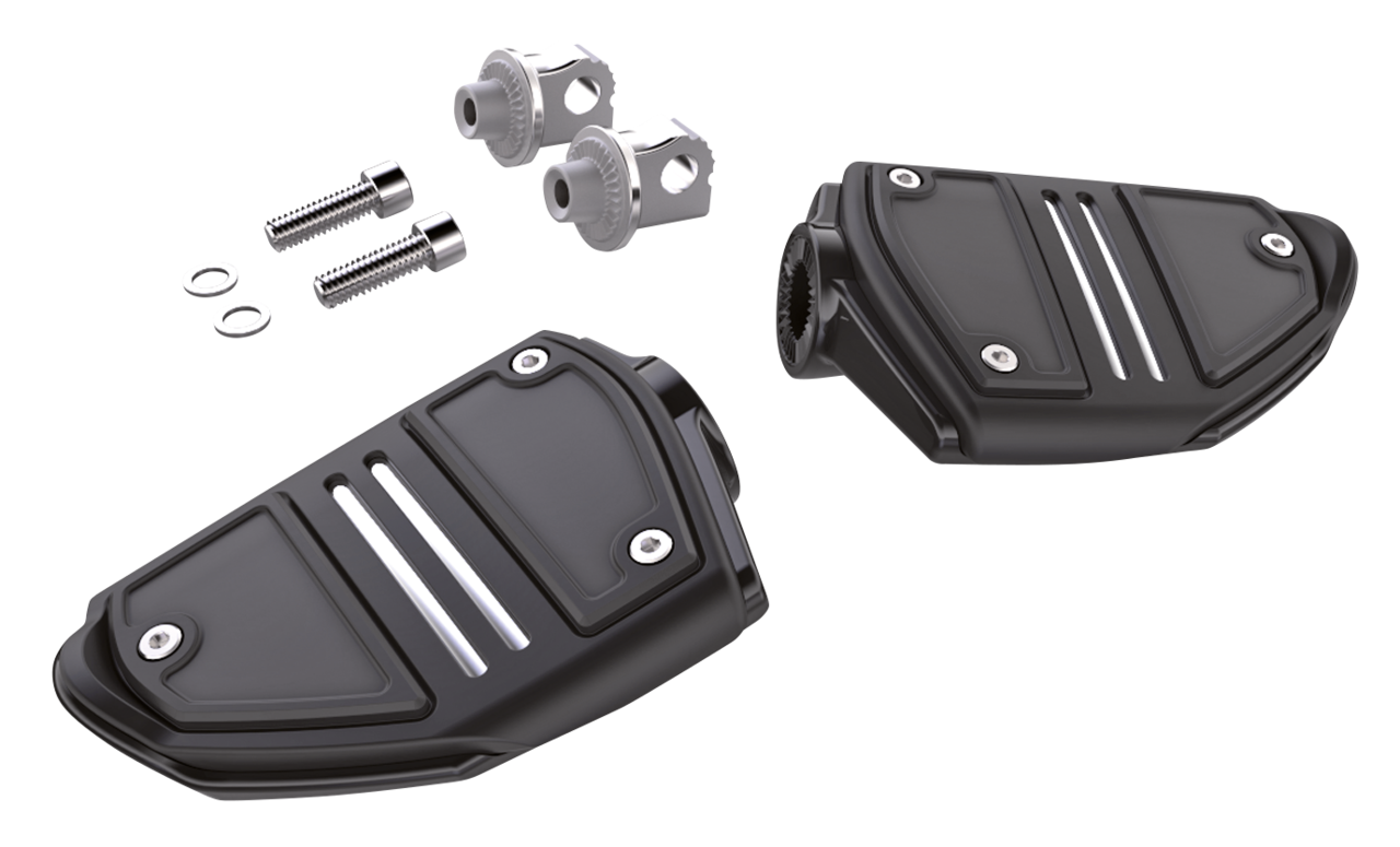 Twin Rail pegs Black W/STD MALE MOUNT