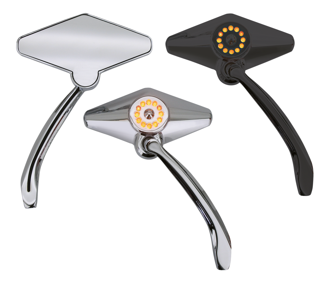 GZP Chr Triad LED custom mirror set D