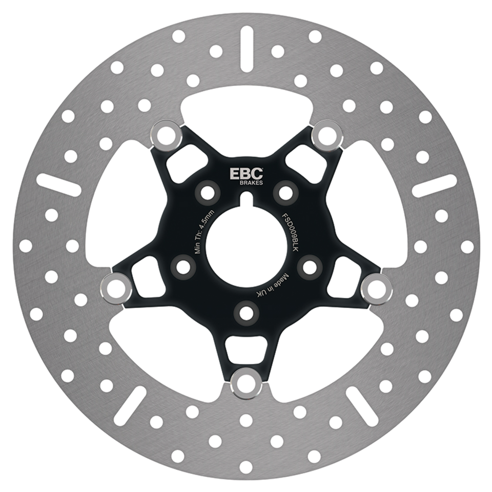 EBC 5 button floating BLK rotor 84-99